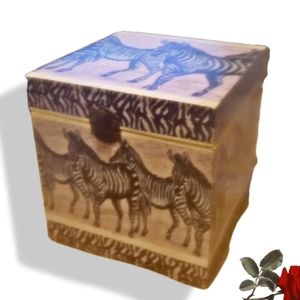 Zebra Decorative Zebra Box